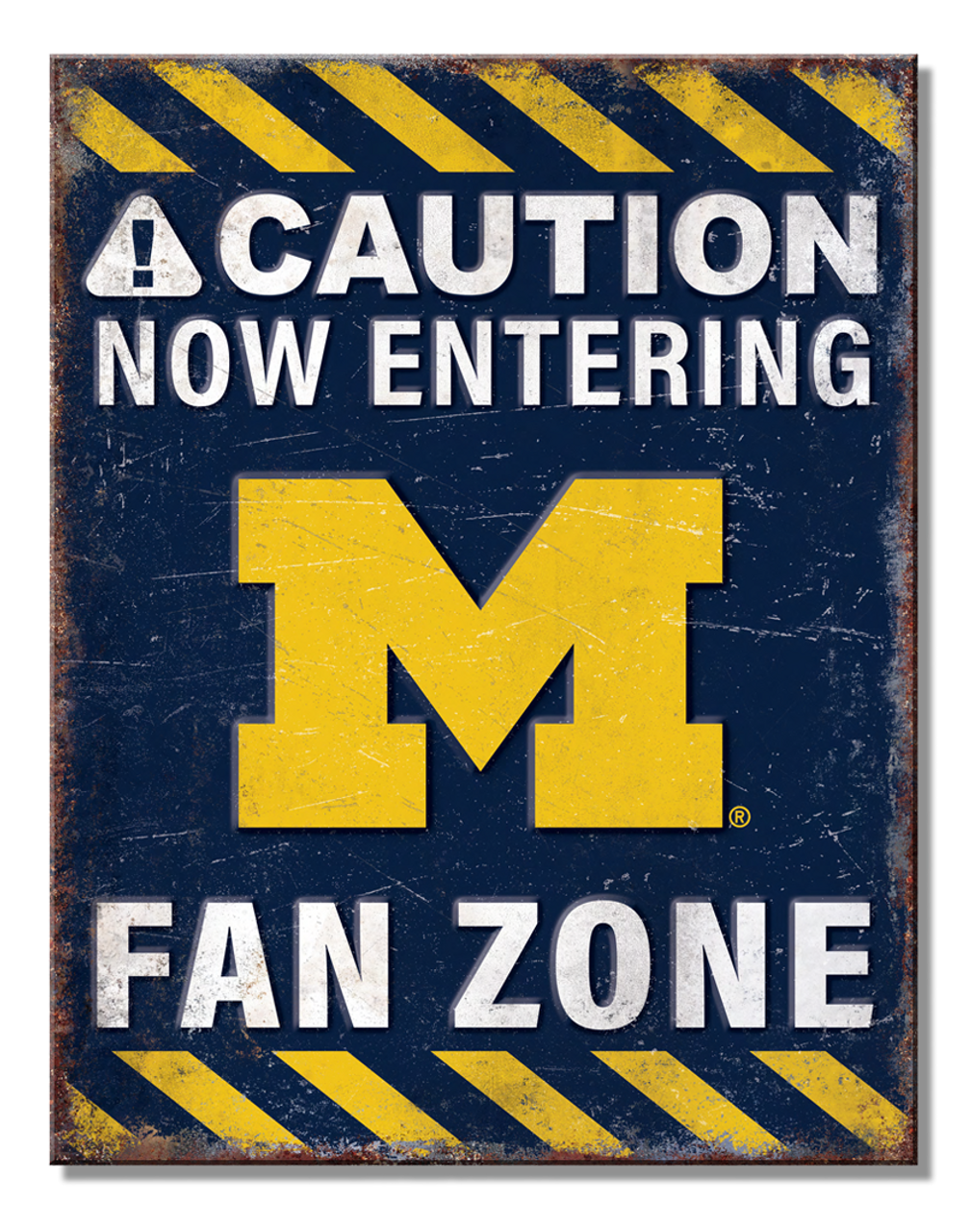NCAA MICHIGAN Fan Zone Sign