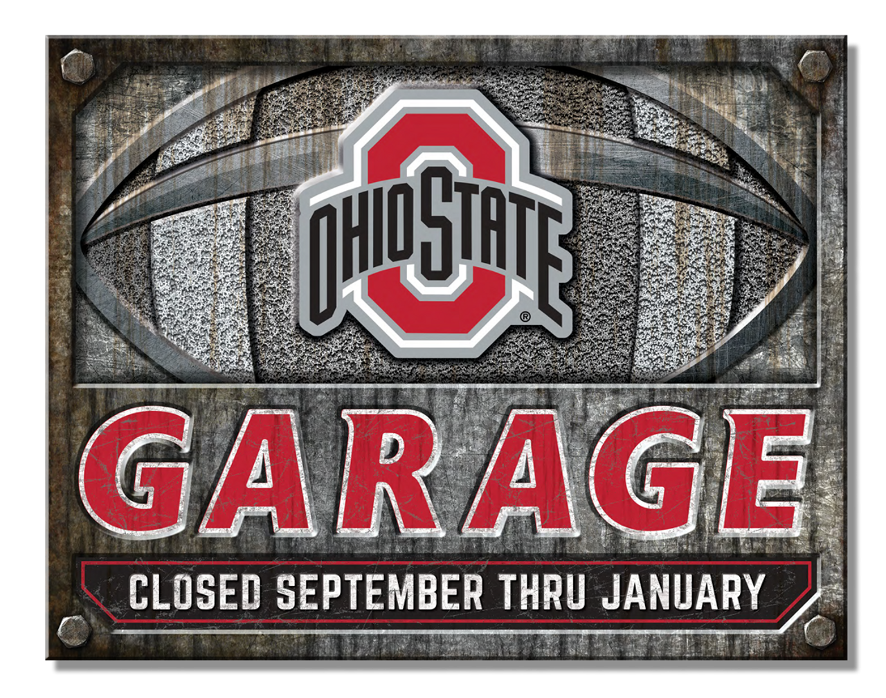 NCAA OHIO STATE Garage Sign