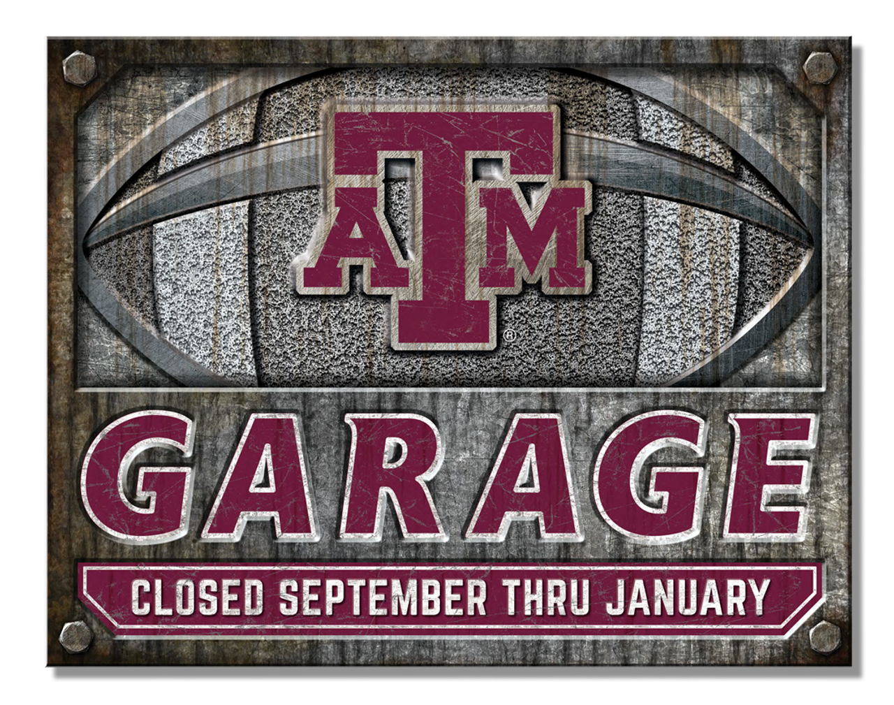 NCAA TEXAS A&M Garage Sign