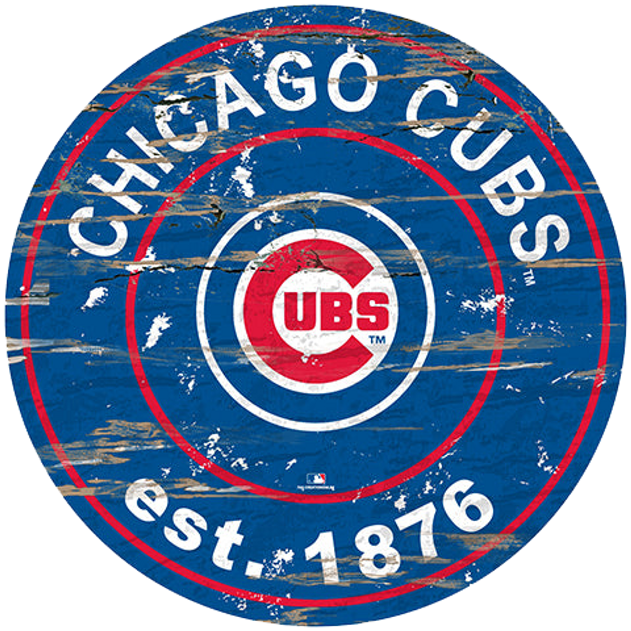 24" MDF Chicago Cubs MLB Sign