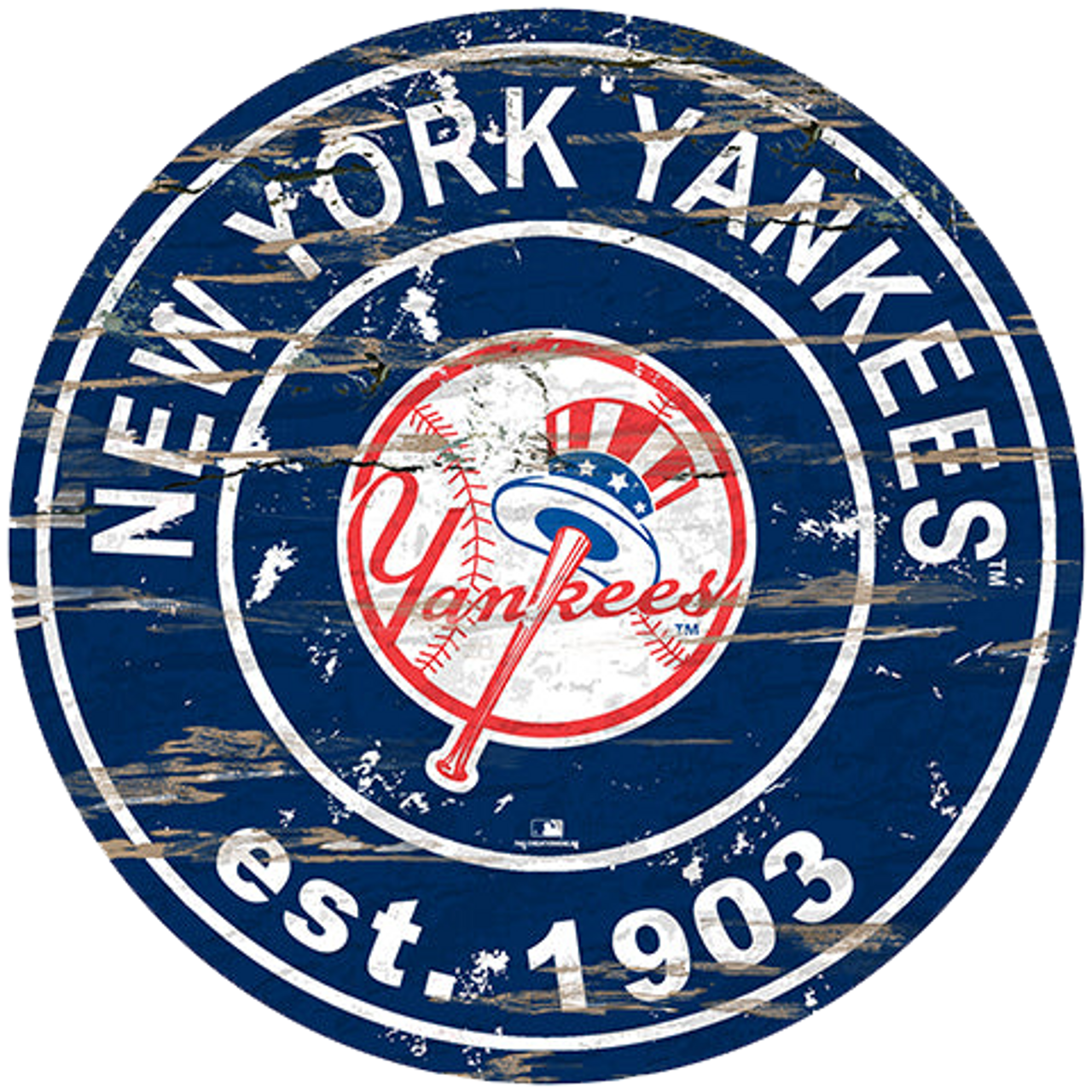 24" MDF New York Yankees Sign