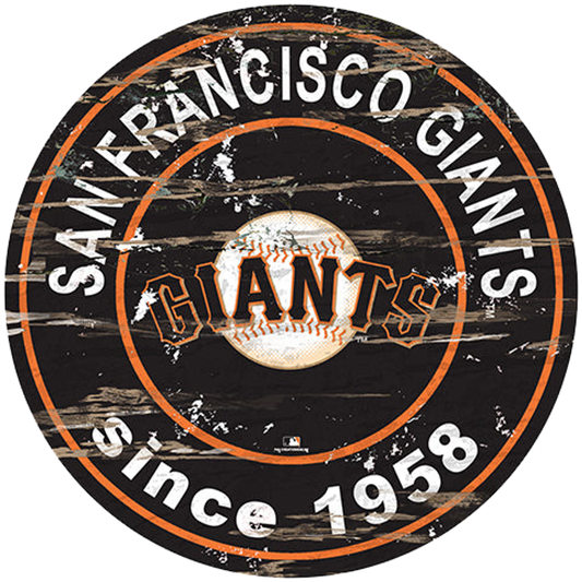 24" MDF San Francisco Giants MLB Sign