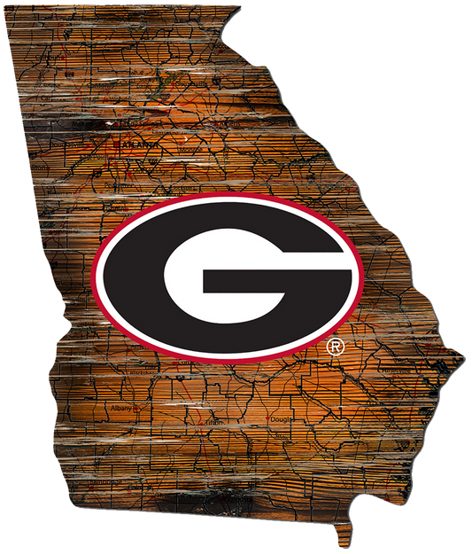 24" MDF State - Georgia Sign