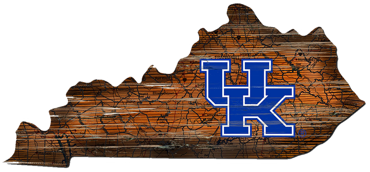 24" MDF State - Kentucky Sign