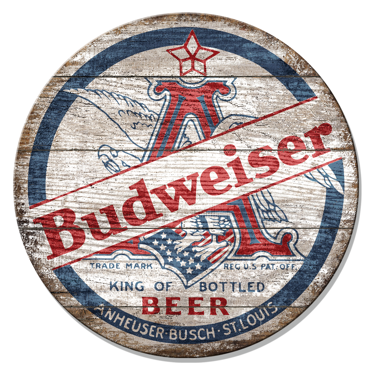 23" MDF Budweiser Sign