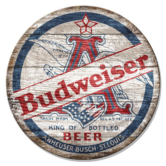 23" MDF Budweiser Sign