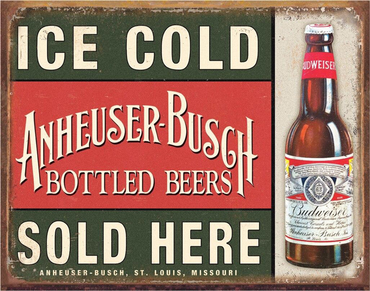 Anheuser-Busch - Ice Cold Sign