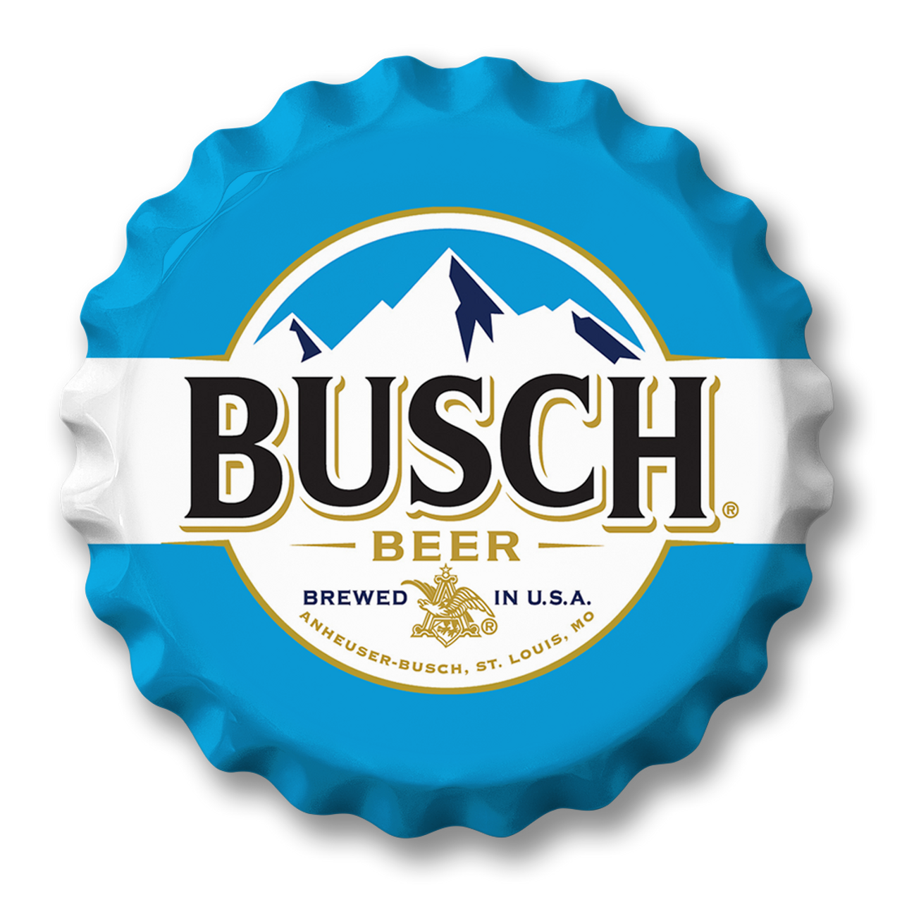 Bottle Cap: Busch-18"Dia Sign