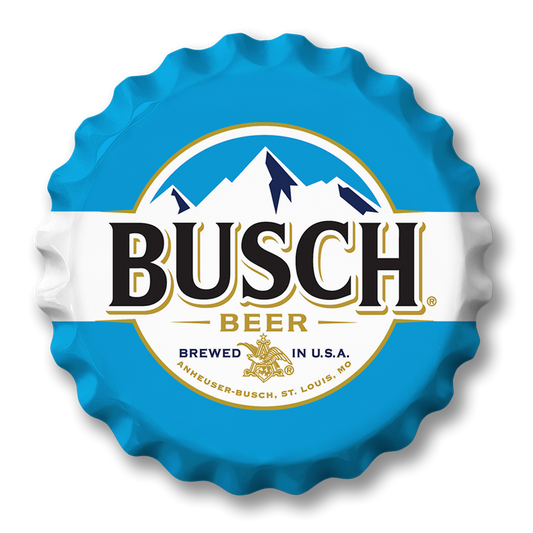 Bottle Cap: Busch-18"Dia Sign