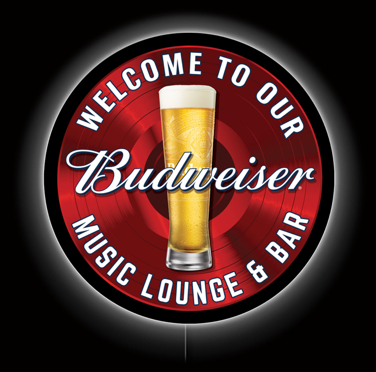 23" LED - Budweiser Record Sign