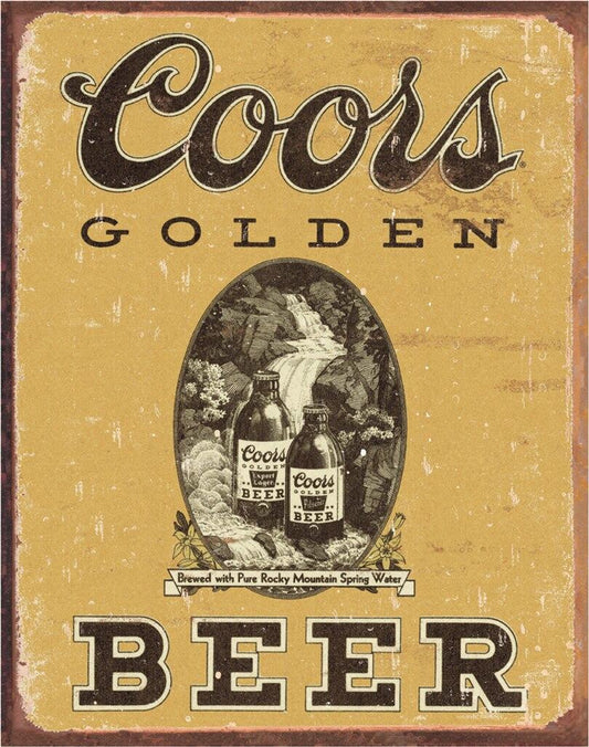 COORS Golden Vintage Sign
