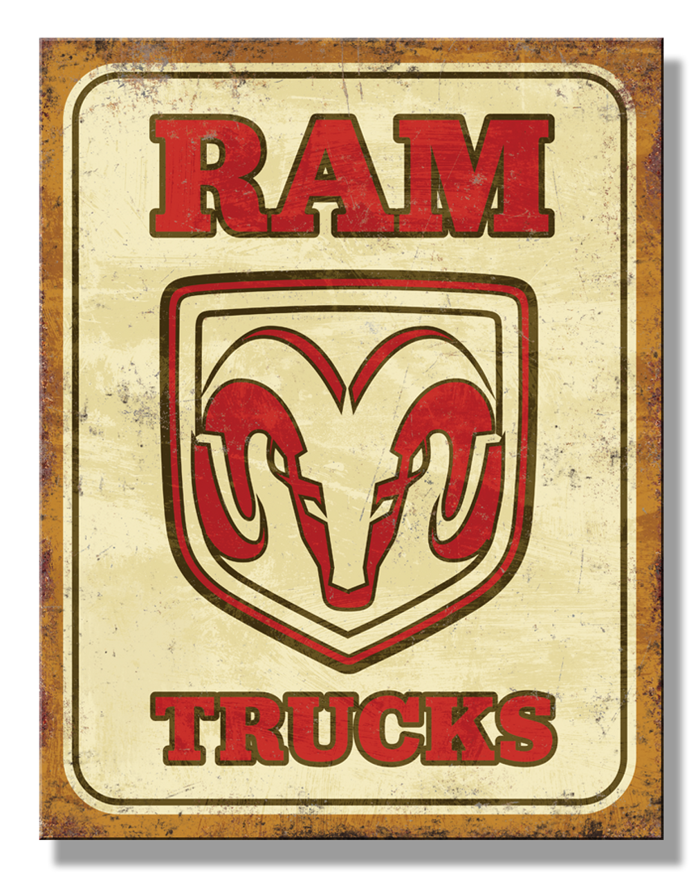 RAM Trucks Metal Sign