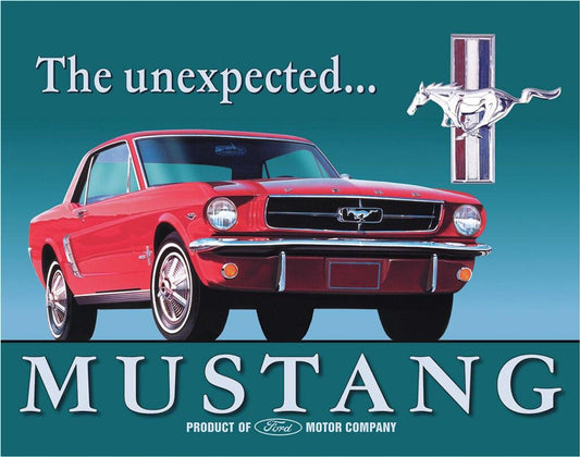 Ford Mustang Metal Sign