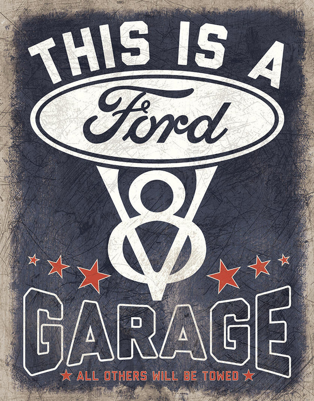 Ford Garage Metal Sign