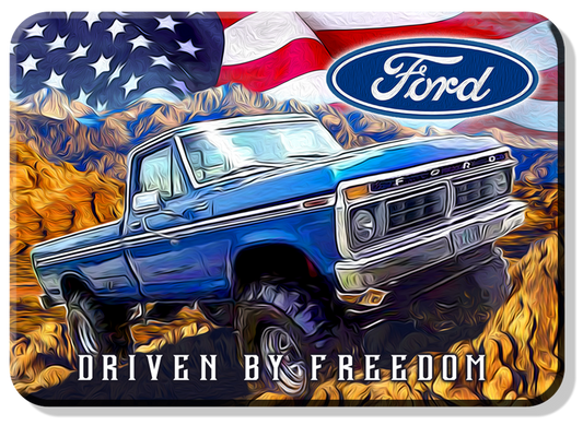 Magnet: Ford Freedom Truck Metal Sign