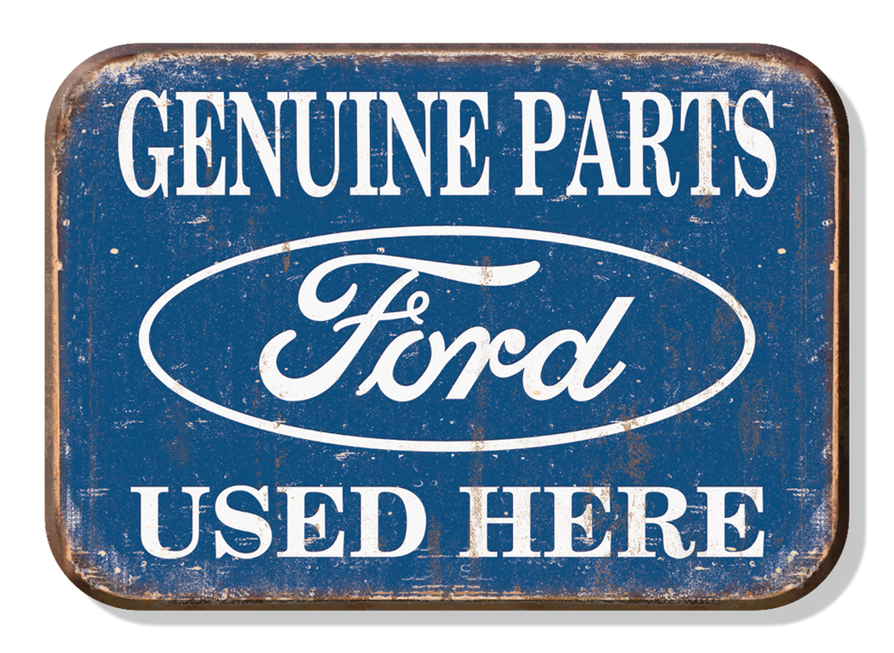 Magnet: Rusted Ford Sign