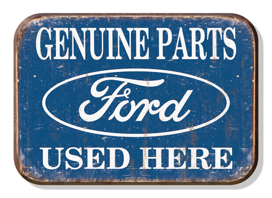 Magnet: Rusted Ford Sign