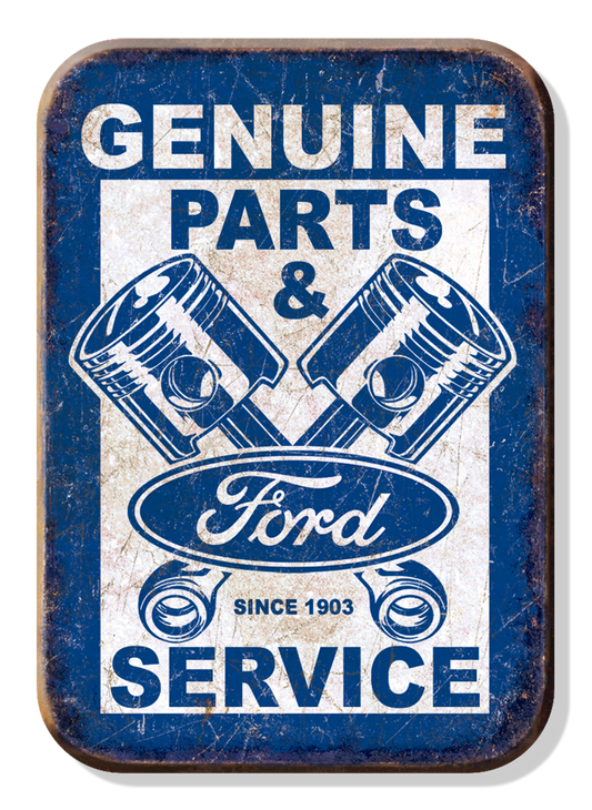 Magnet: Ford Service - Pistons Sign