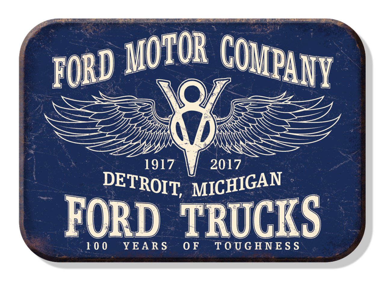 Magnet: Ford Trucks 100 yr Sign