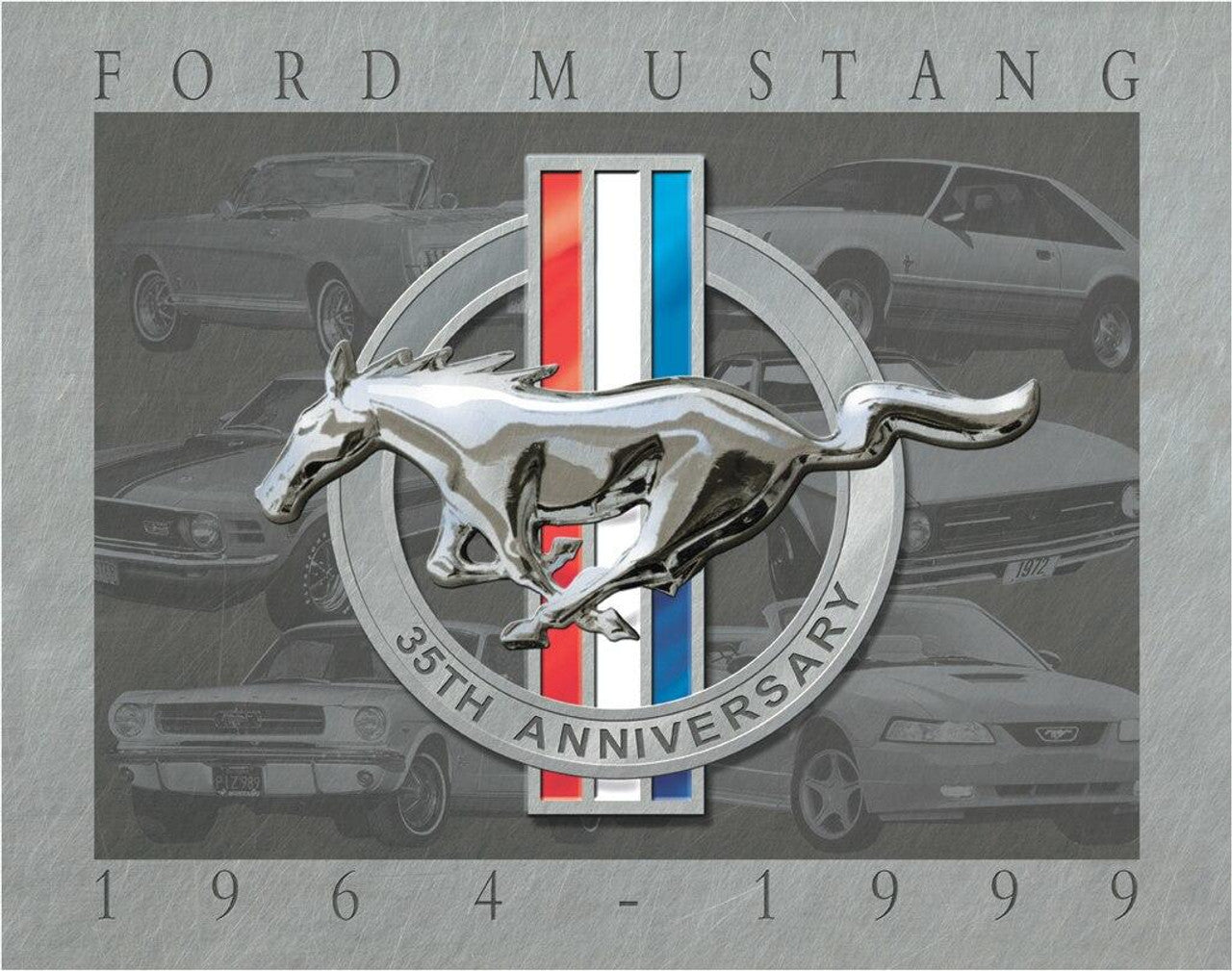 Mustang - 35th Anniversary Metal Sign