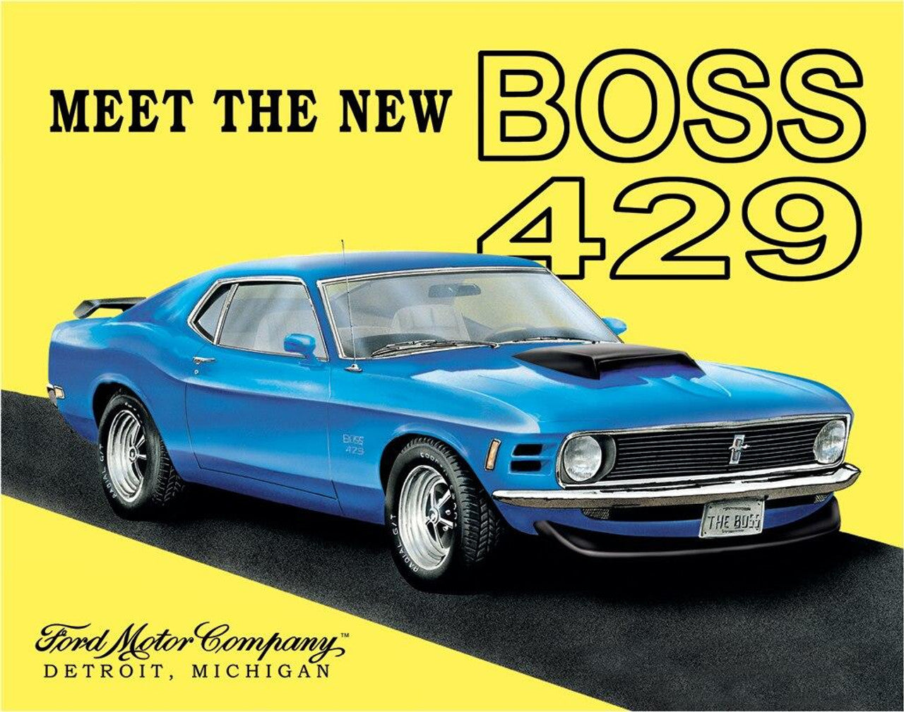 MUSTANG BOSS Metal Sign
