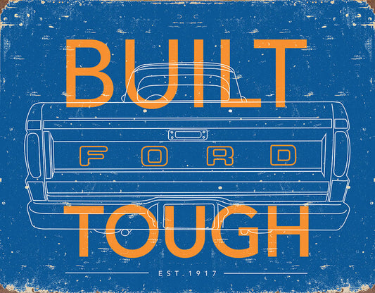 Ford Tough Metal Sign