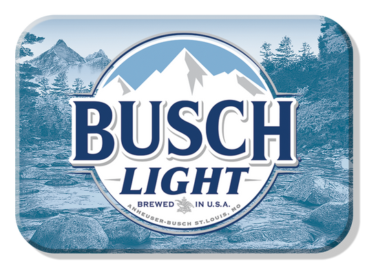 MAGNET: Busch Light logo Sign