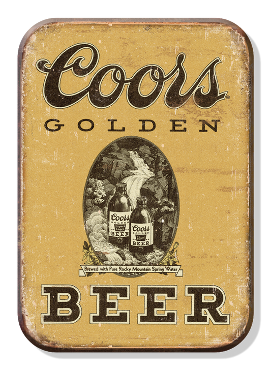 Magnet: Coors Golden Vintage Sign