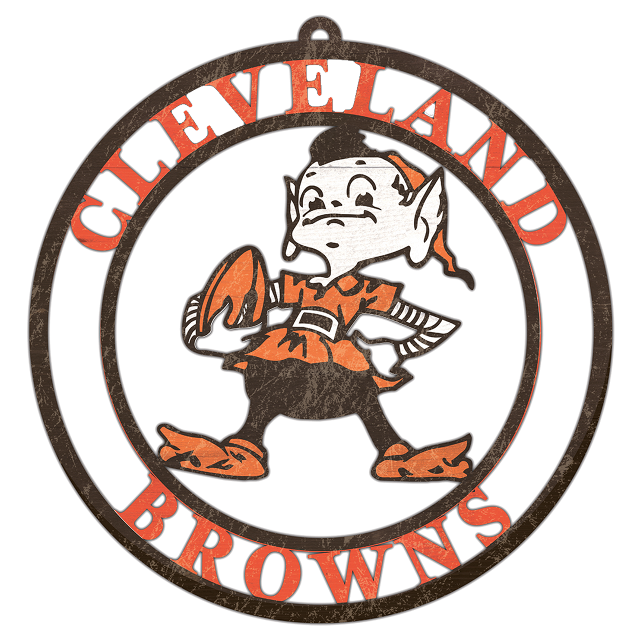 MDF Cleveland Browns Logo Cutout sign