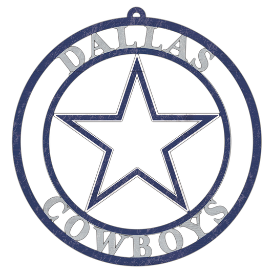 MDF Dallas Cowboys Logo Cutout sign