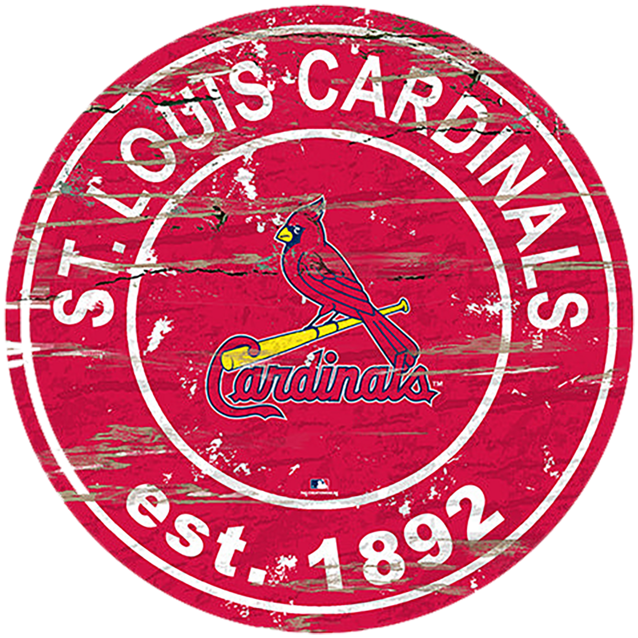 24" MDF St Louis Cardinals MLB Sign