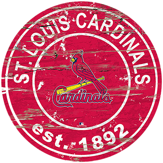 24" MDF St Louis Cardinals MLB Sign