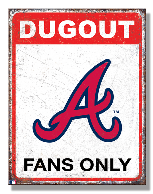 Atlanta Braves Dugout Sign