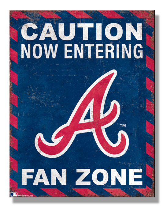 Atlanta Braves Fan Zone Sign