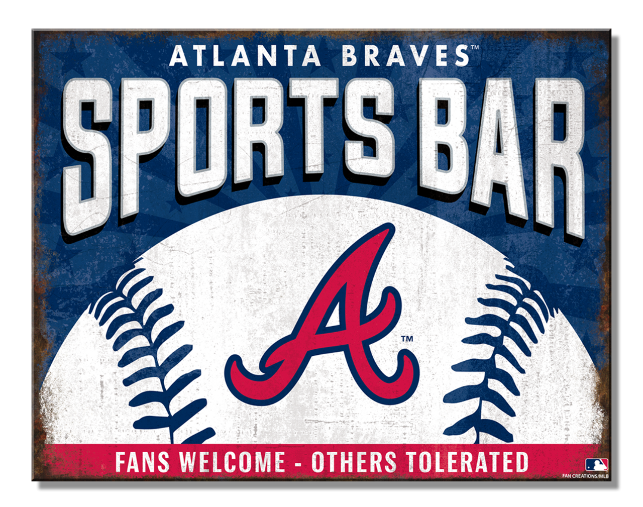 Atlanta Braves Sports Bar Sign