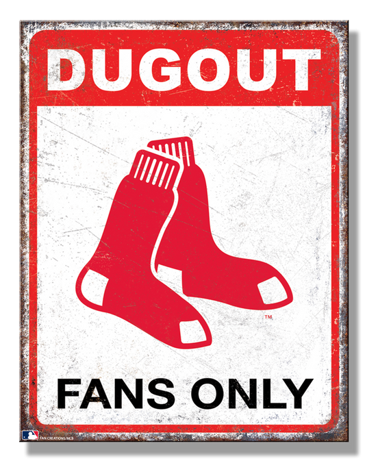 Boston Red Sox Dugout Sign