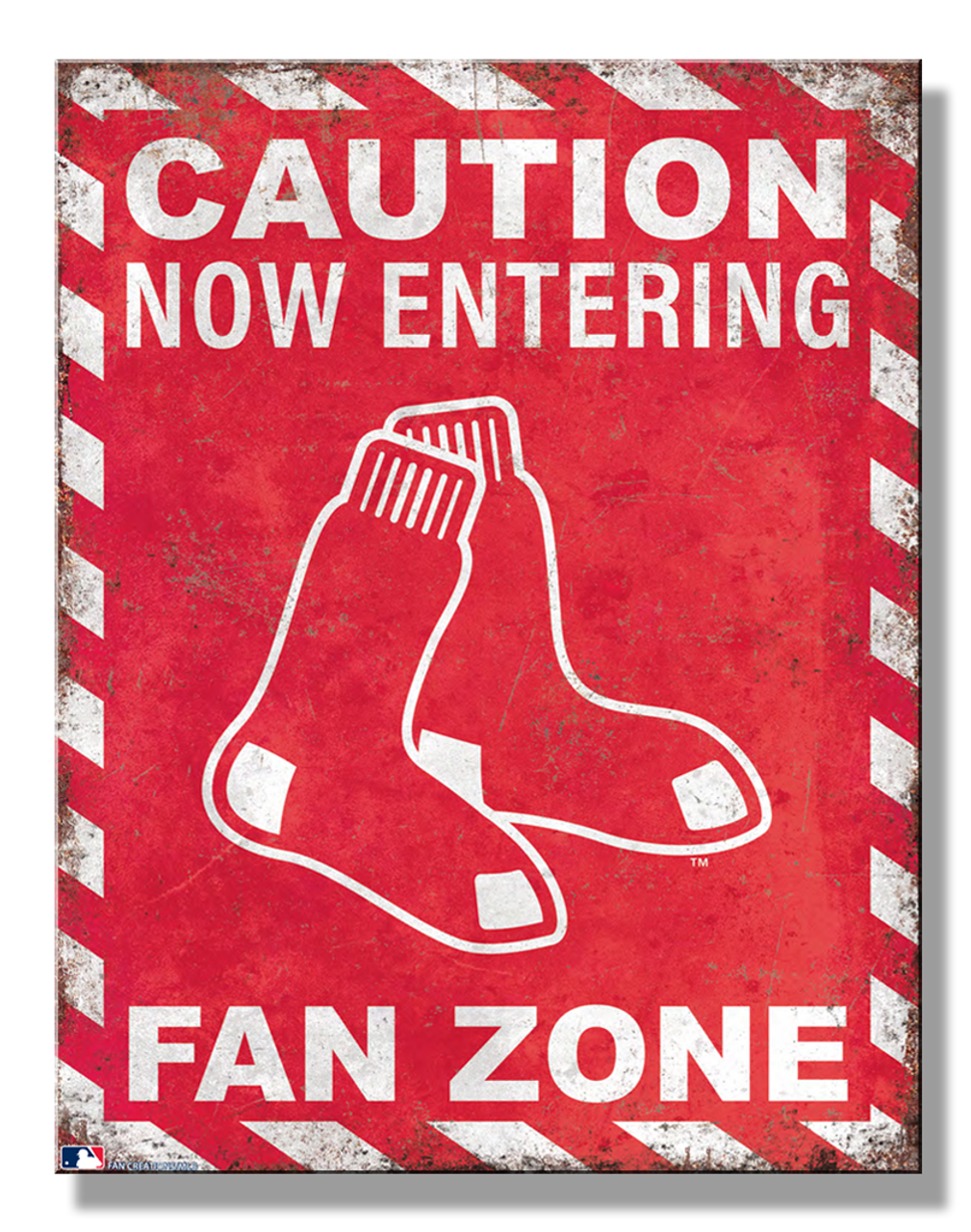 Boston Red Sox Fan Zone Sign