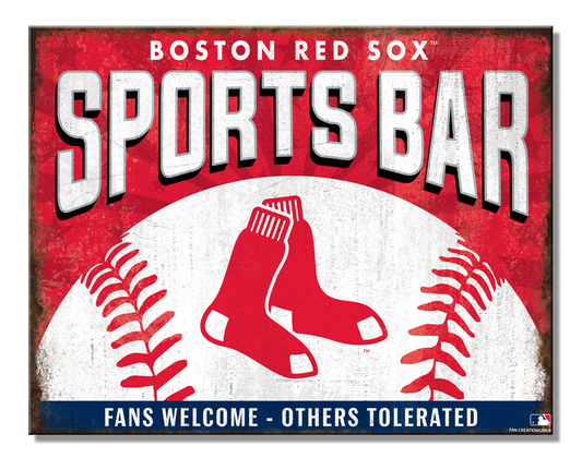 Boston Red Sox Sports Bar Sign