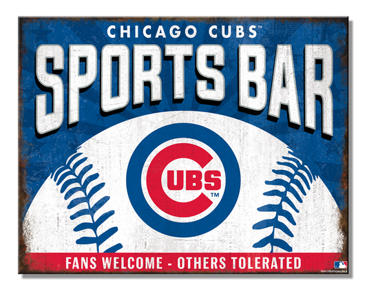 Chicago Cubs Sports Bar Sign