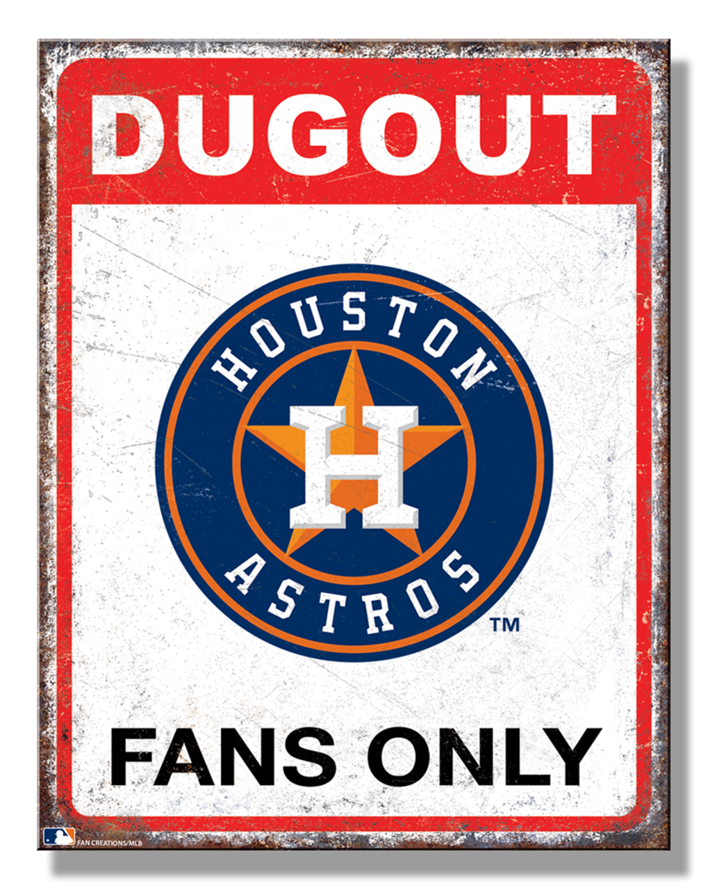 Houston Astros Dugout Sign