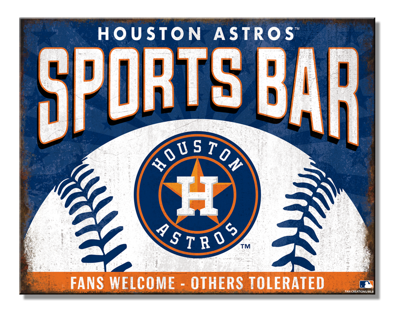 Houston Astros Sports Bar Sign