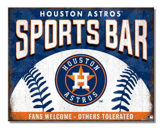 Houston Astros Sports Bar Sign