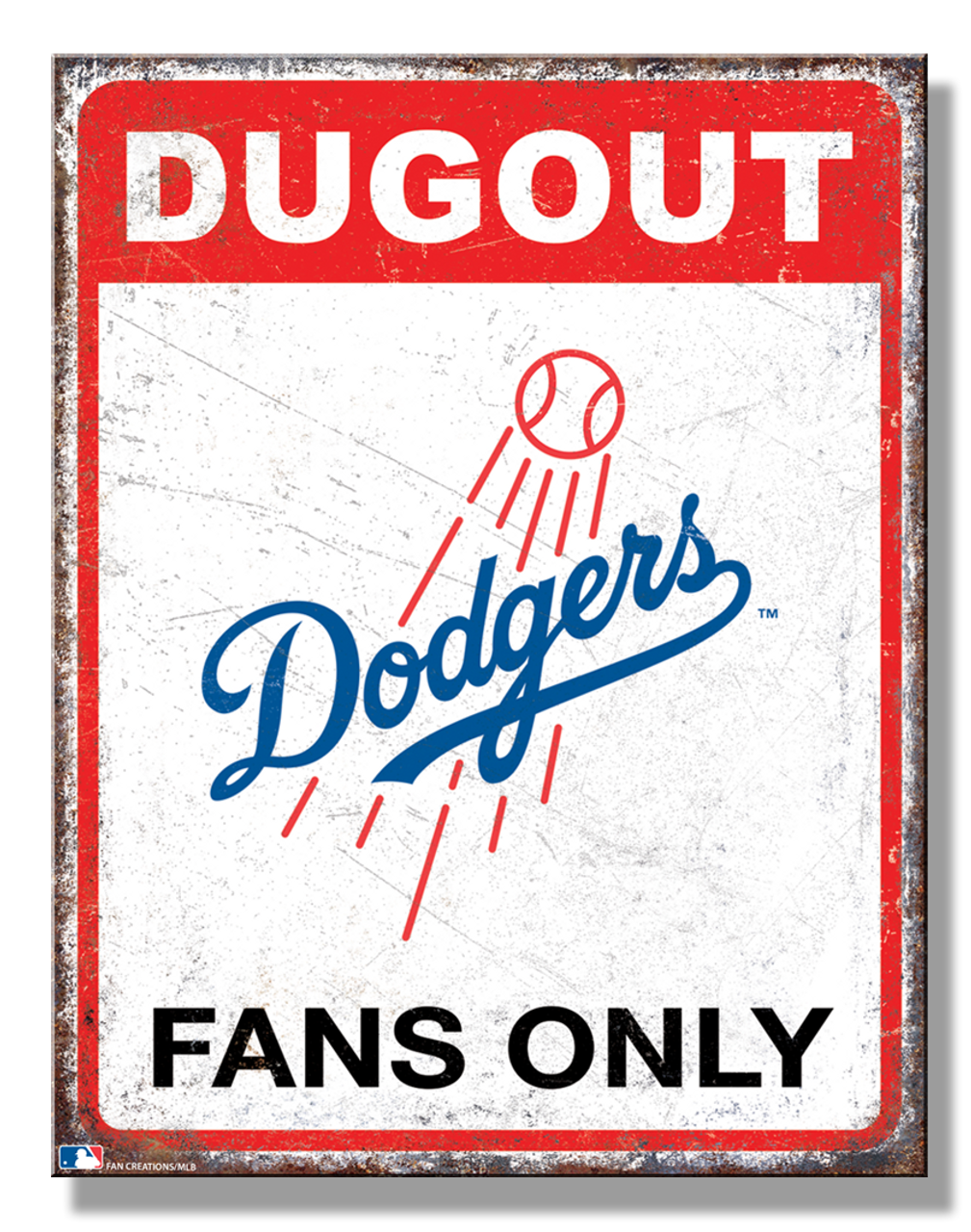 LA Dodgers Dugout Sign