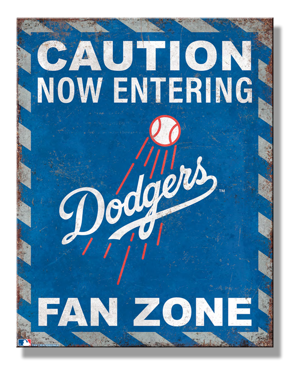 LA Dodgers Fan Zone Sign