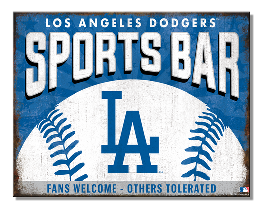 LA Dodgers Sports Bar Sign