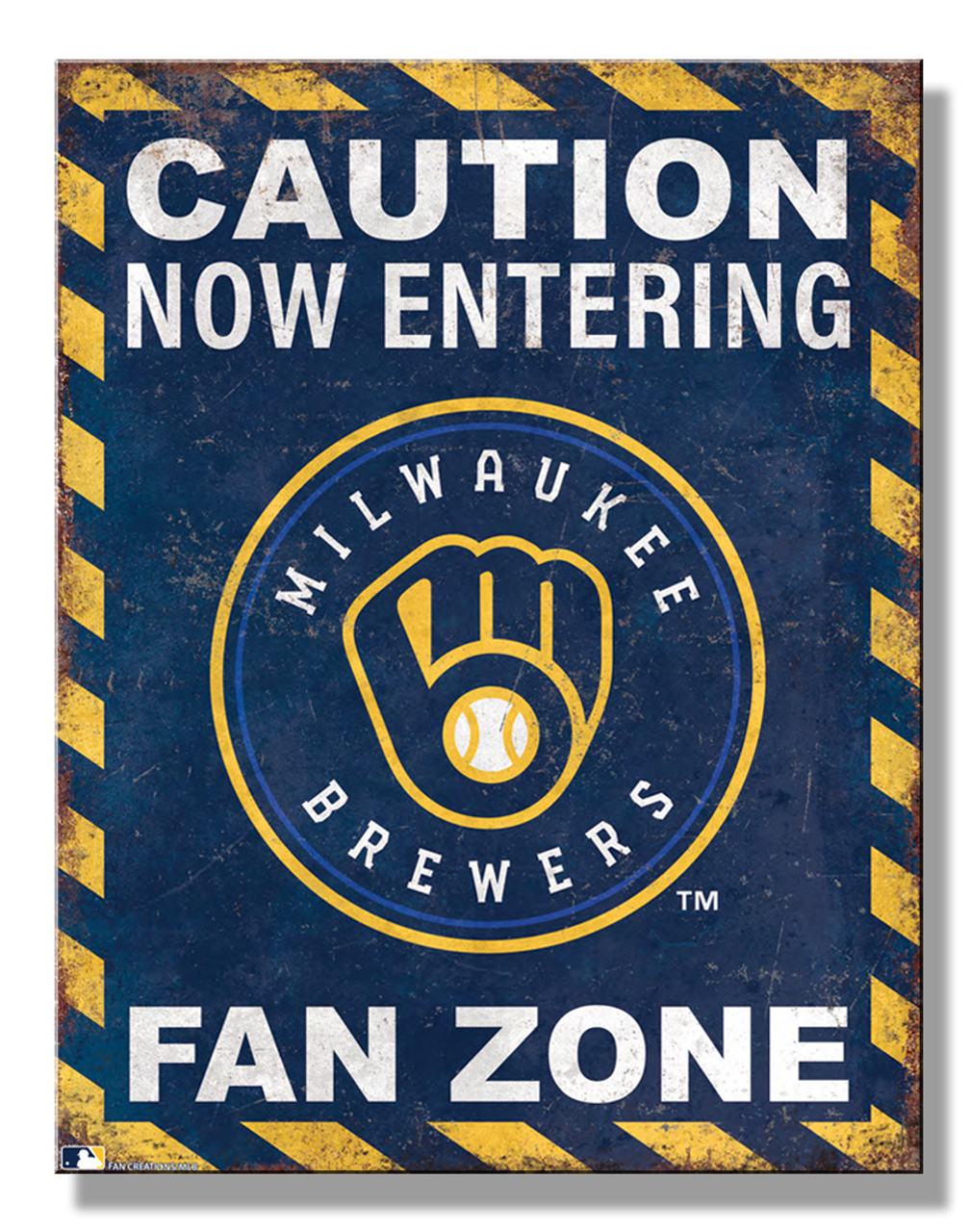 Milwaukee Brewers Fan Zone Sign