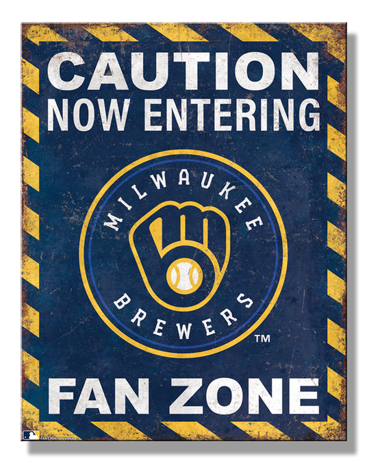 Milwaukee Brewers Fan Zone Sign