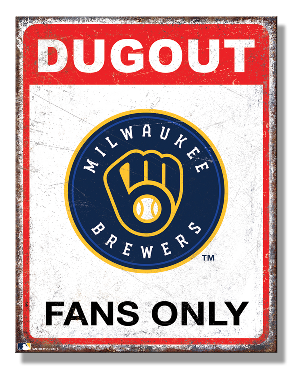 Milwaukee Brewers Dugout Sign