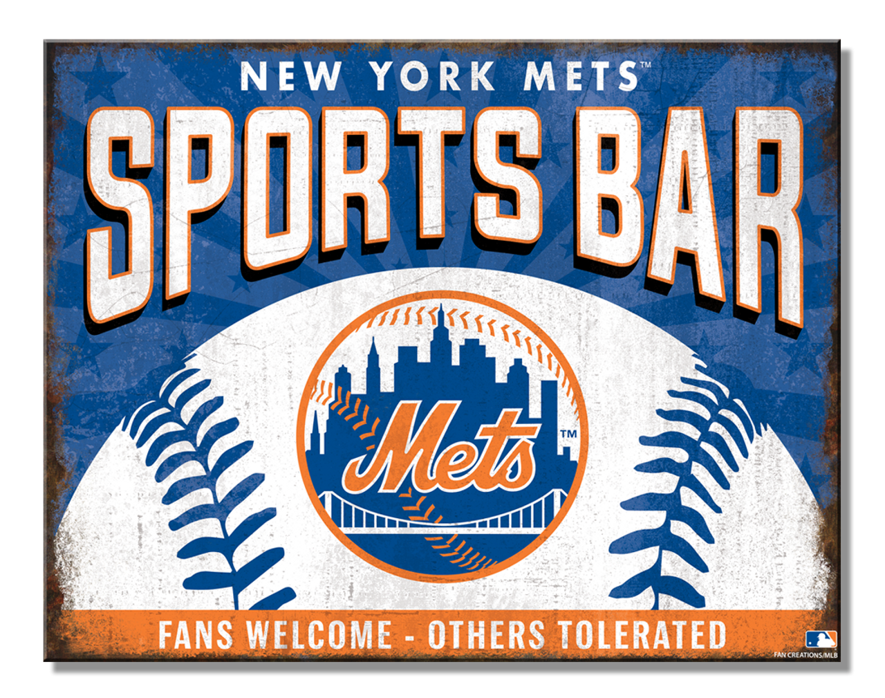 NY Mets Sports Bar Sign