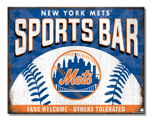 NY Mets Sports Bar Sign